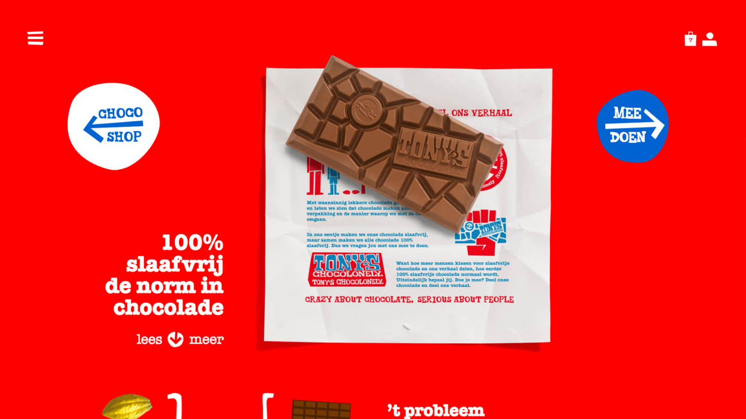 Tony's Chocolonely mission page